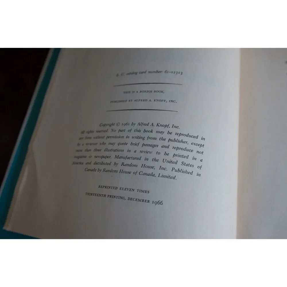 Mastering the Art of French Cooking Julia Child 1966 13th Print Vintage Cookbook